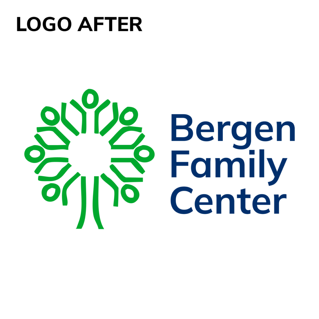 Bergen Family Center's new logo